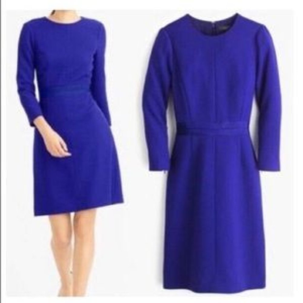 J. Crew double -faced wool crepe dressy dress - originally $225 GORGEOUS